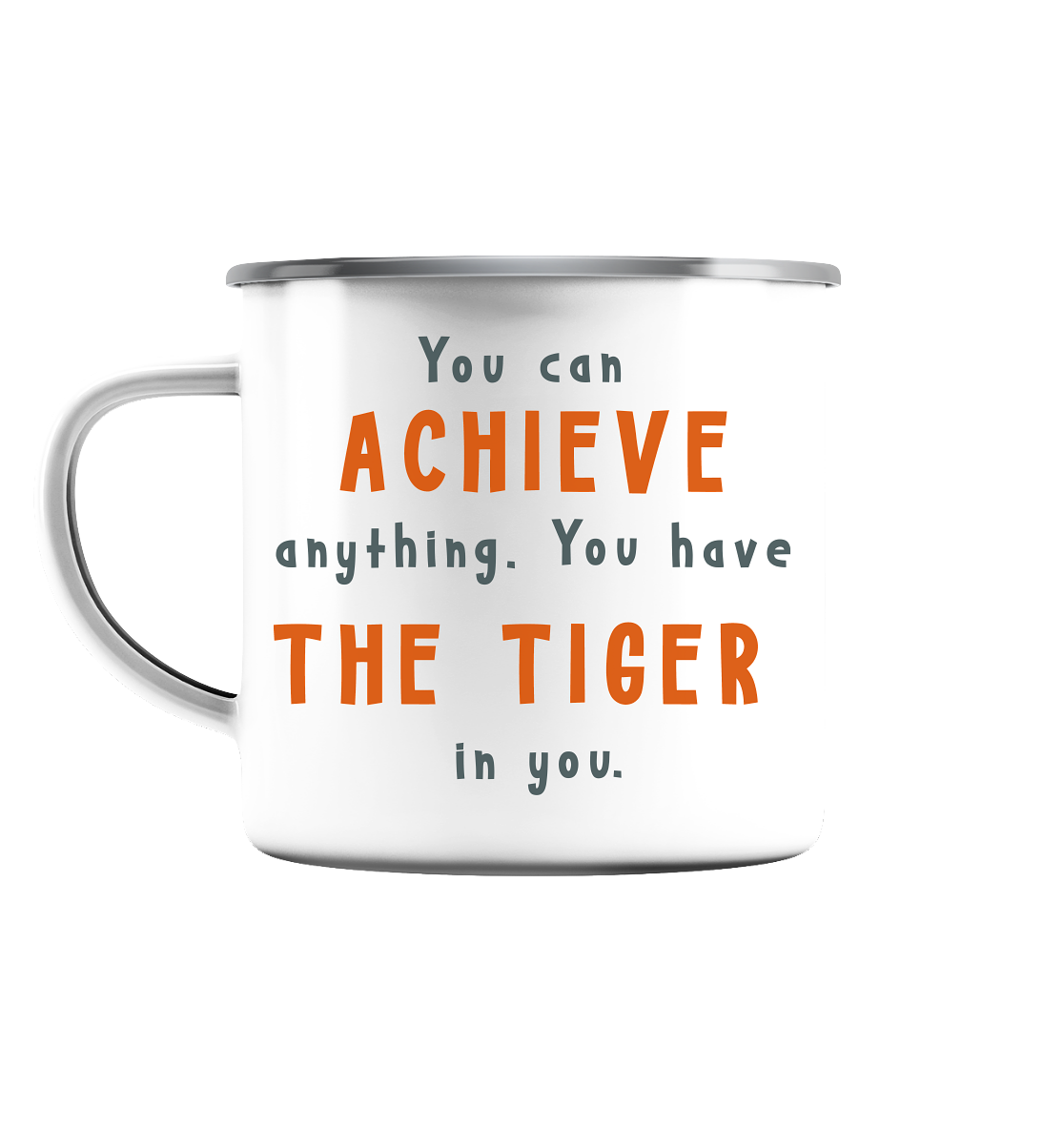 Tiger in me - Emaille Tasse