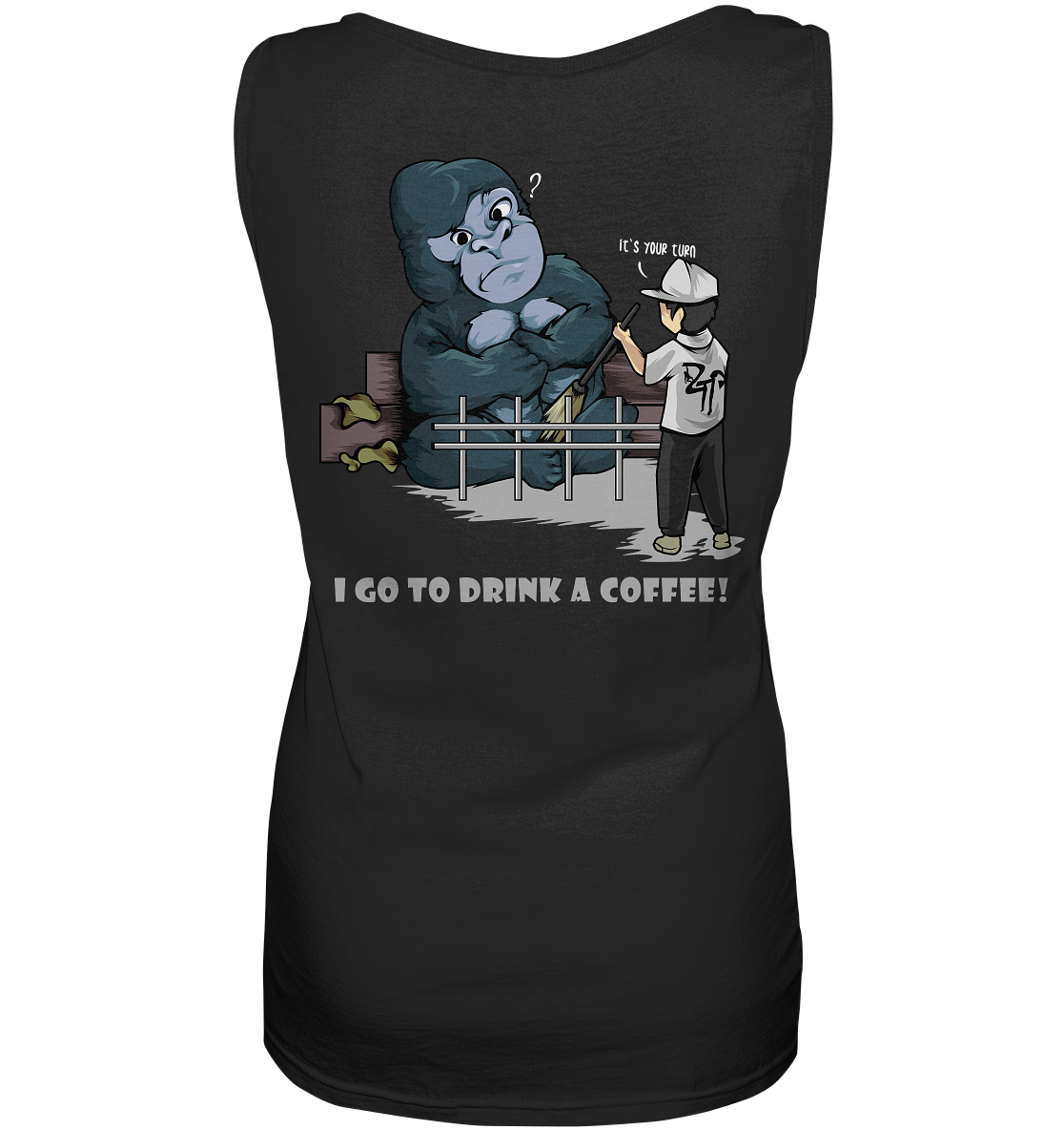 ZTP + "Mach dein Bett" dark - Ladies Tank-Top