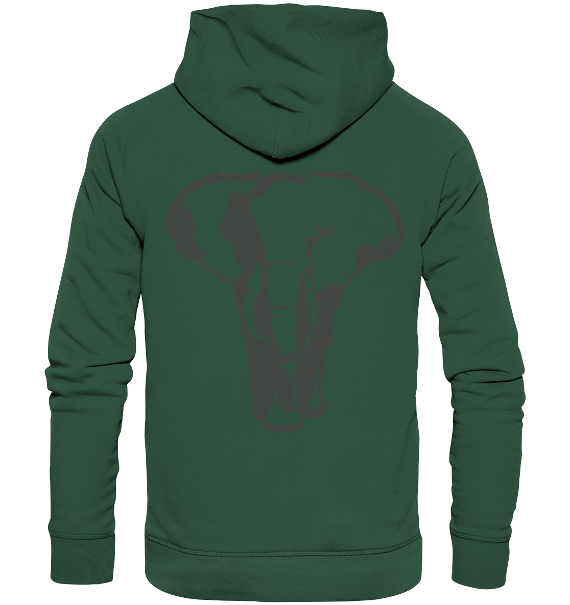 African big five Elefant - Organic Basic Hoodie