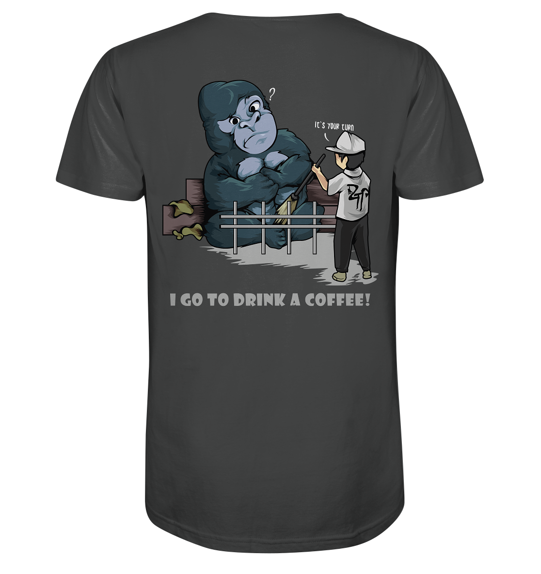 ZTP + "Mach dein Bett" dark - Organic Shirt