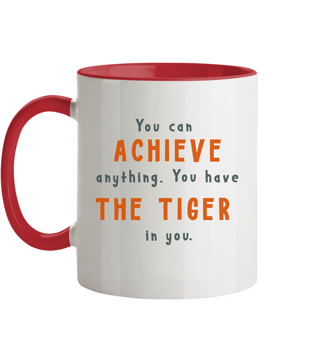 Tiger in me - Tasse zweifarbig