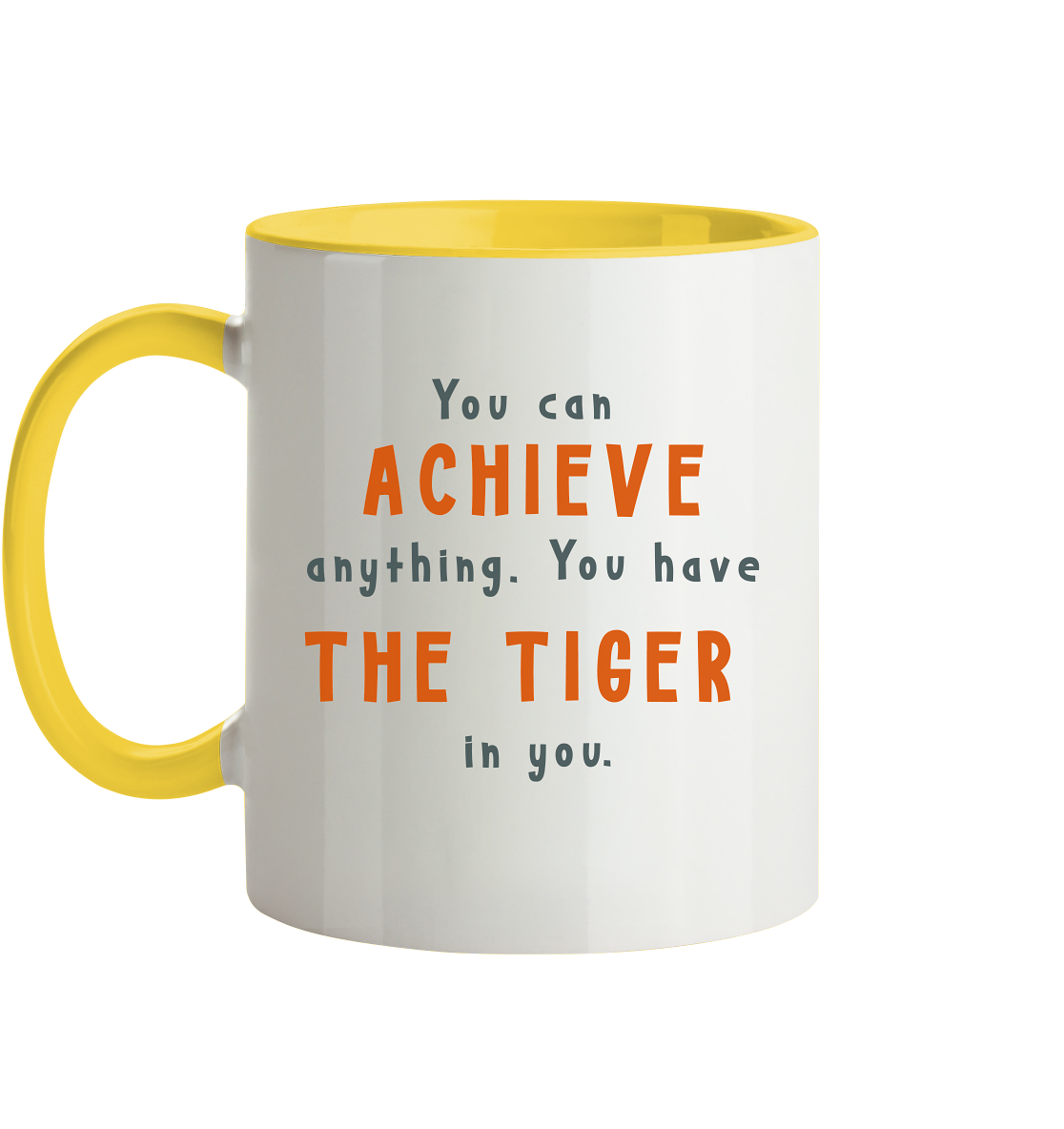 Tiger in me - Tasse zweifarbig