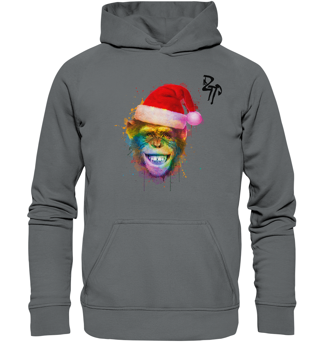 ZTP Christmas Chimpanzee - Basic Unisex Hoodie