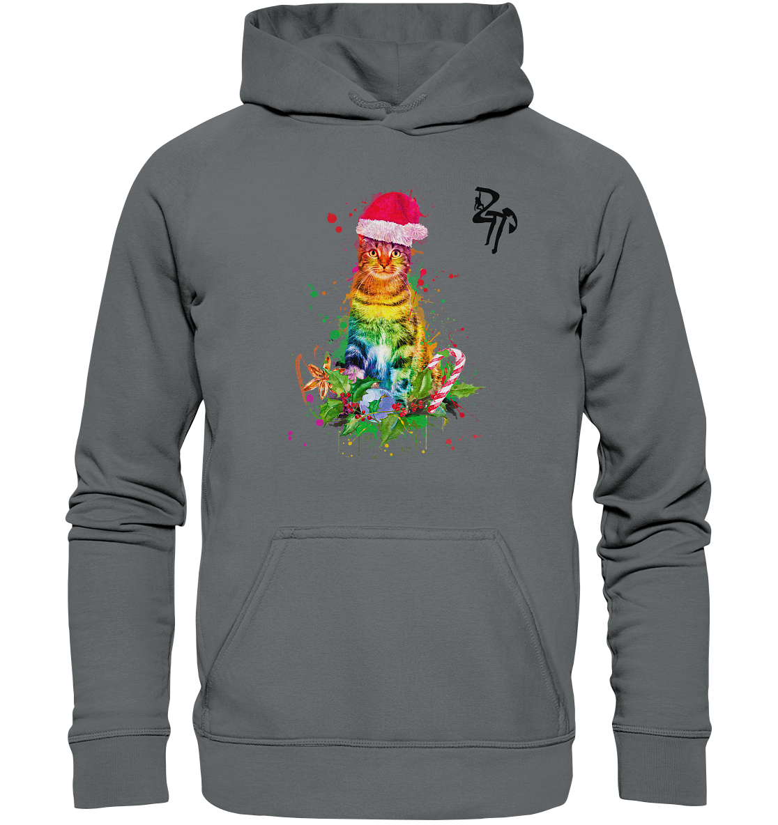 ZTP Christmas Cat - Basic Unisex Hoodie