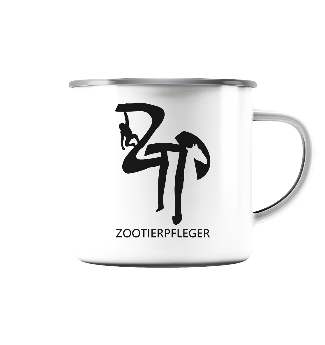 World´s best ZOOKEEPER - Emaille Tasse