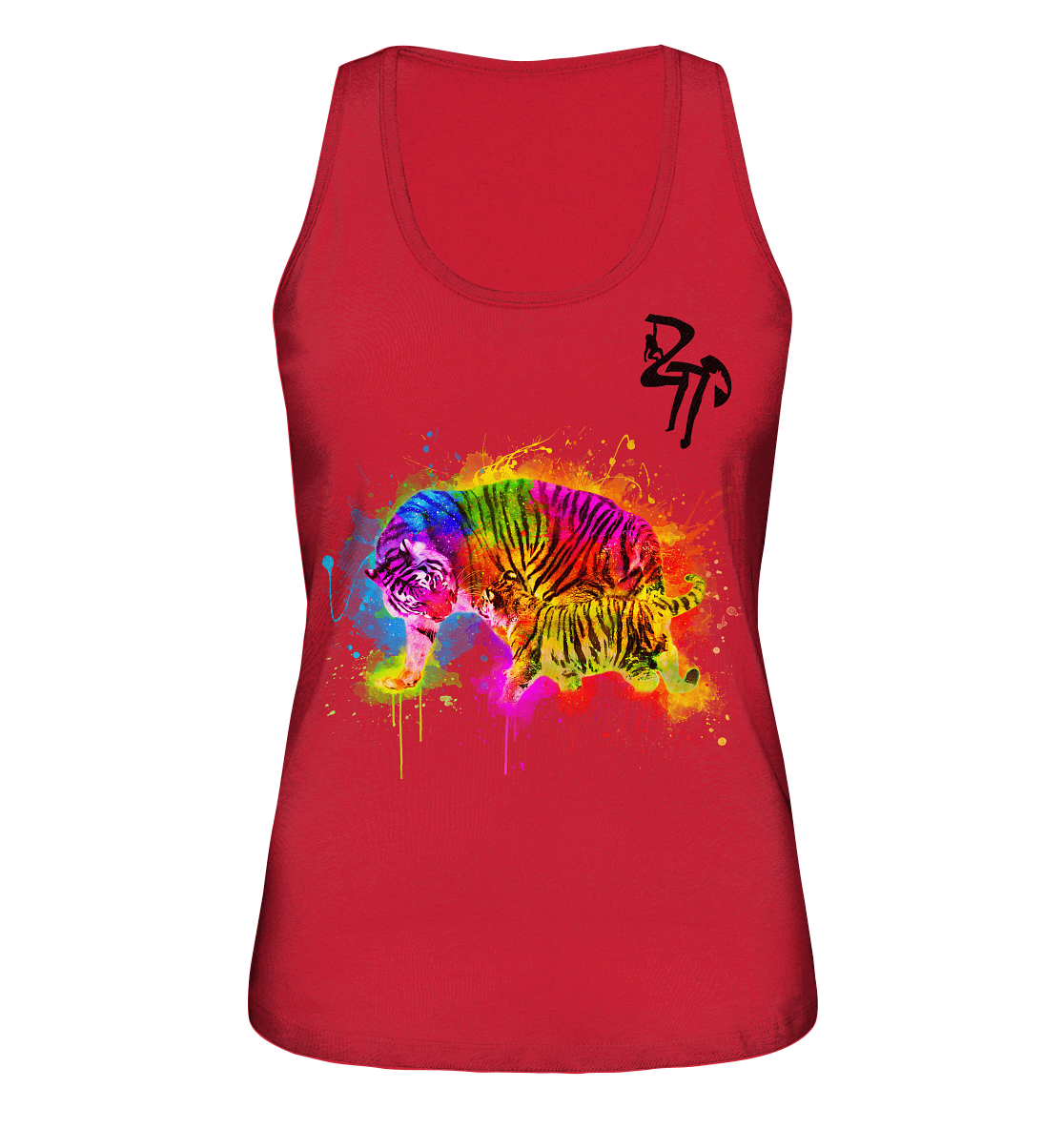 Tiger mit Welpen - Ladies Organic Tank-Top