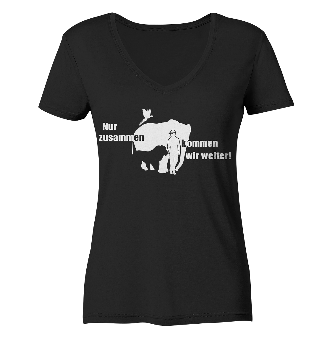 Together - Ladies Organic V-Neck Shirt