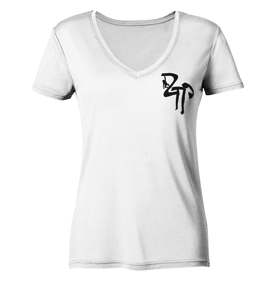 ZTP + "Mach dein Bett" - Ladies Organic V-Neck Shirt