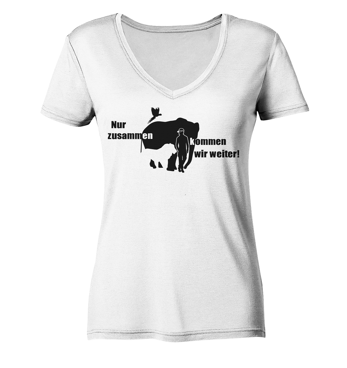 Together - Ladies Organic V-Neck Shirt