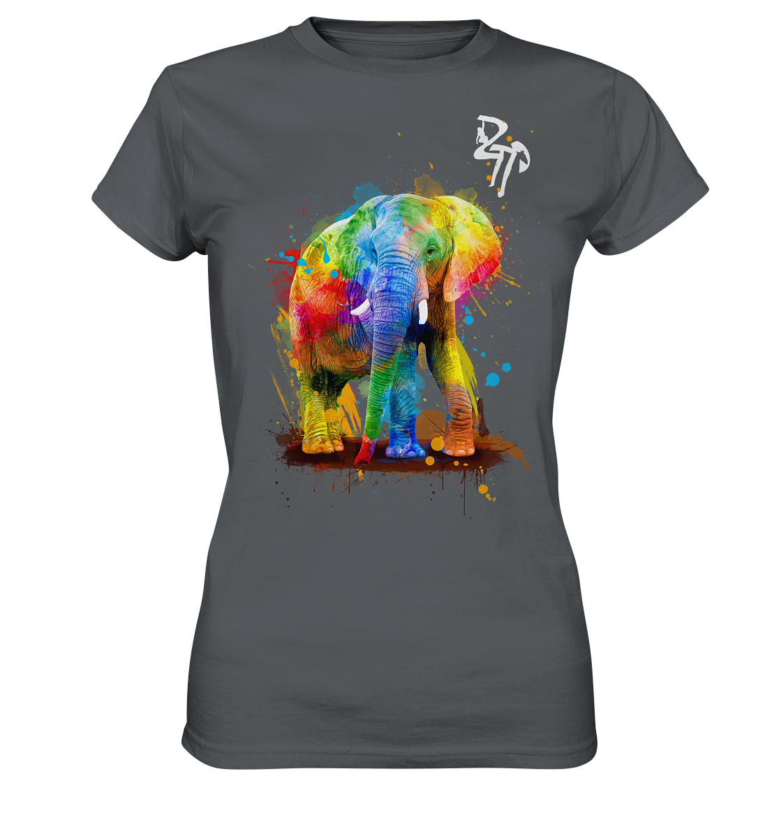 Irrelephant-Elefant dark - Ladies Premium Shirt