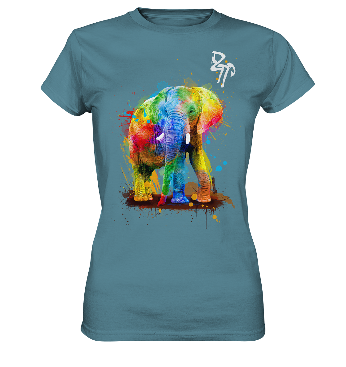 Irrelephant-Elefant dark - Ladies Premium Shirt