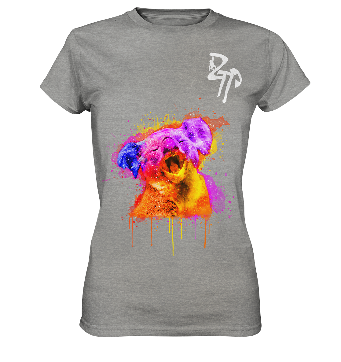 Koala gähnend dark - Ladies Premium Shirt