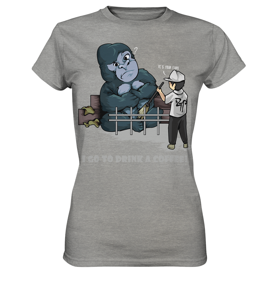 "Mach dein Bett" dark - Ladies Premium Shirt