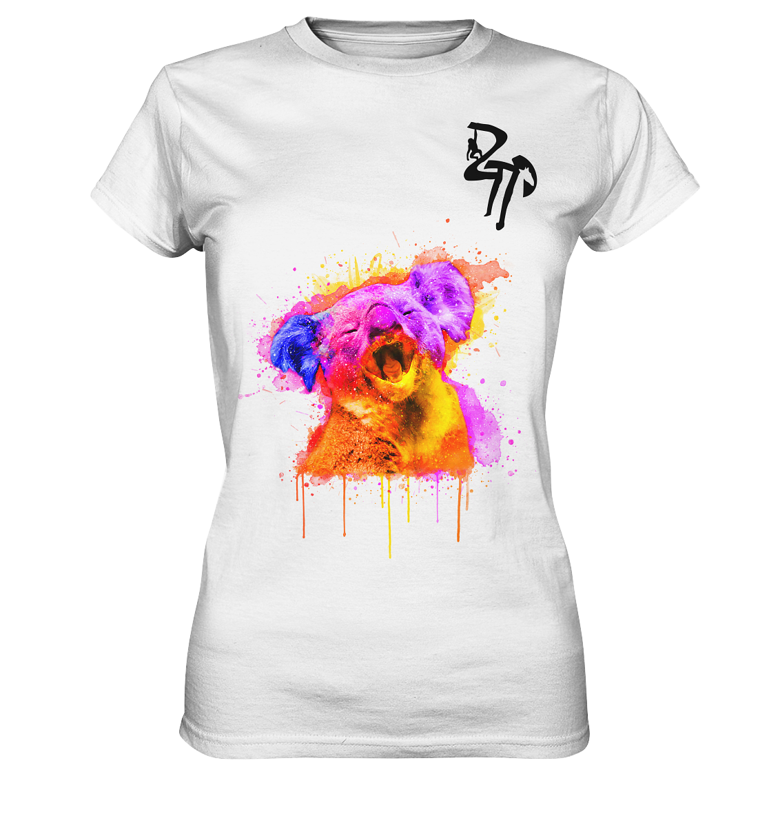 Koala gähnend - Ladies Premium Shirt