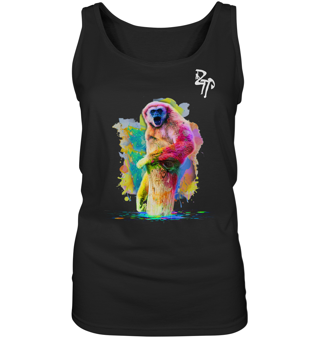 Gibbon dark - Ladies Tank-Top
