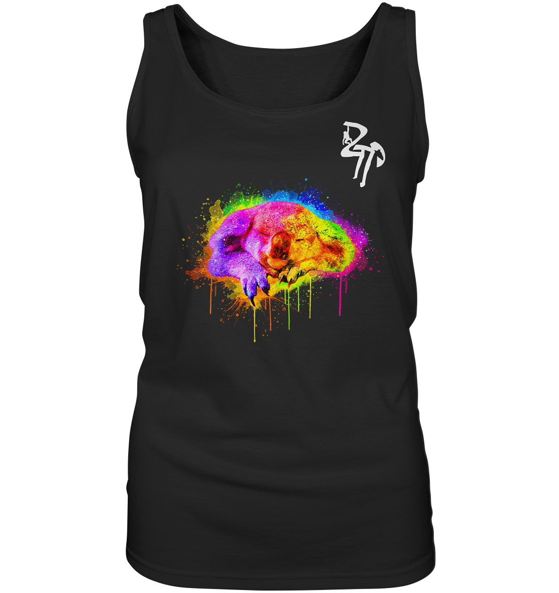 Koala schlafend dark - Ladies Tank-Top
