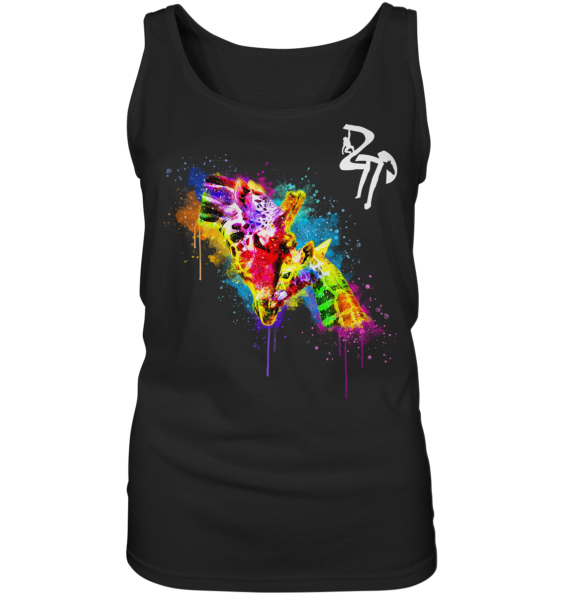 Giraffe dark - Ladies Tank-Top