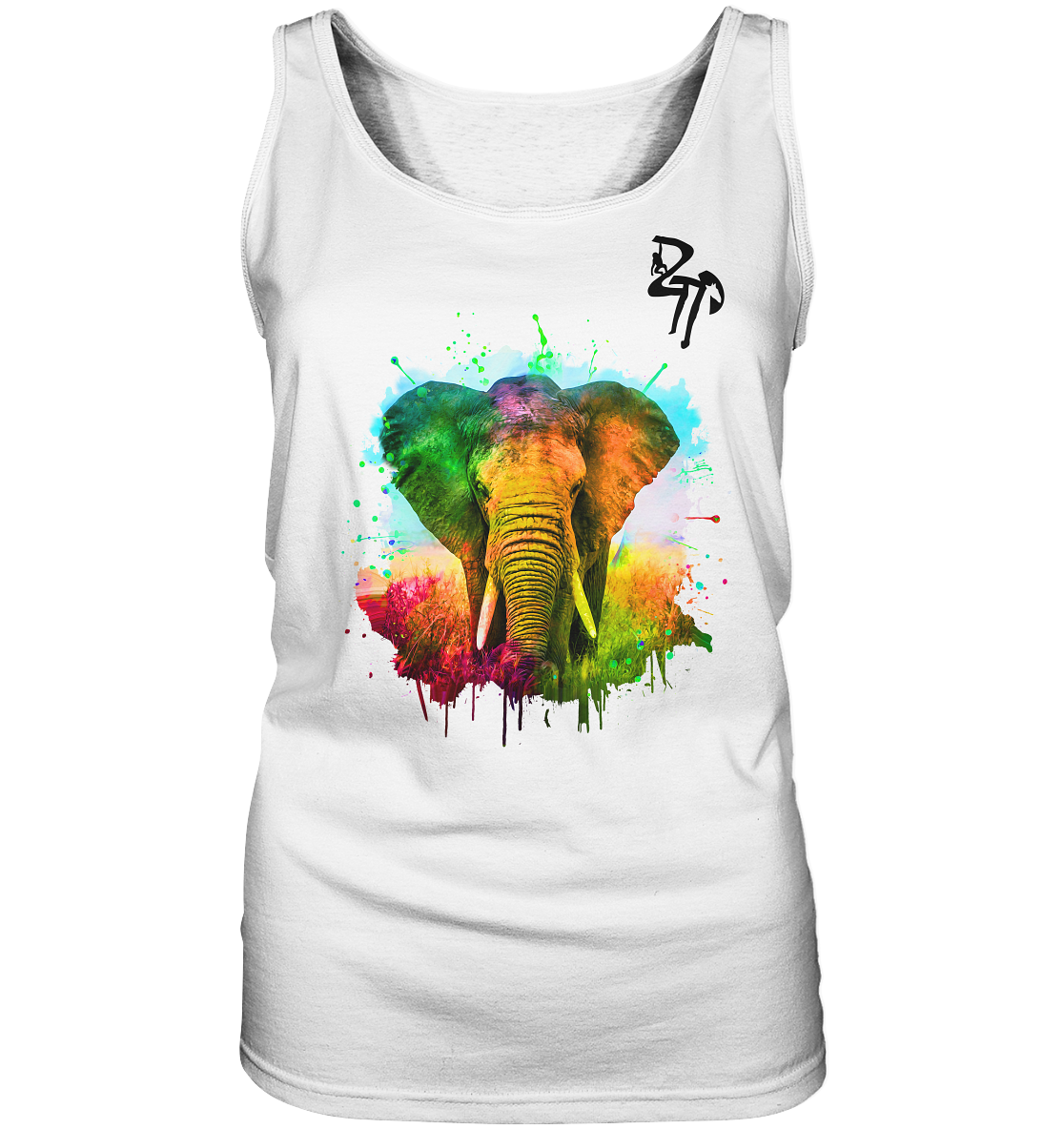Afrikanischer Elefant - Ladies Tank-Top
