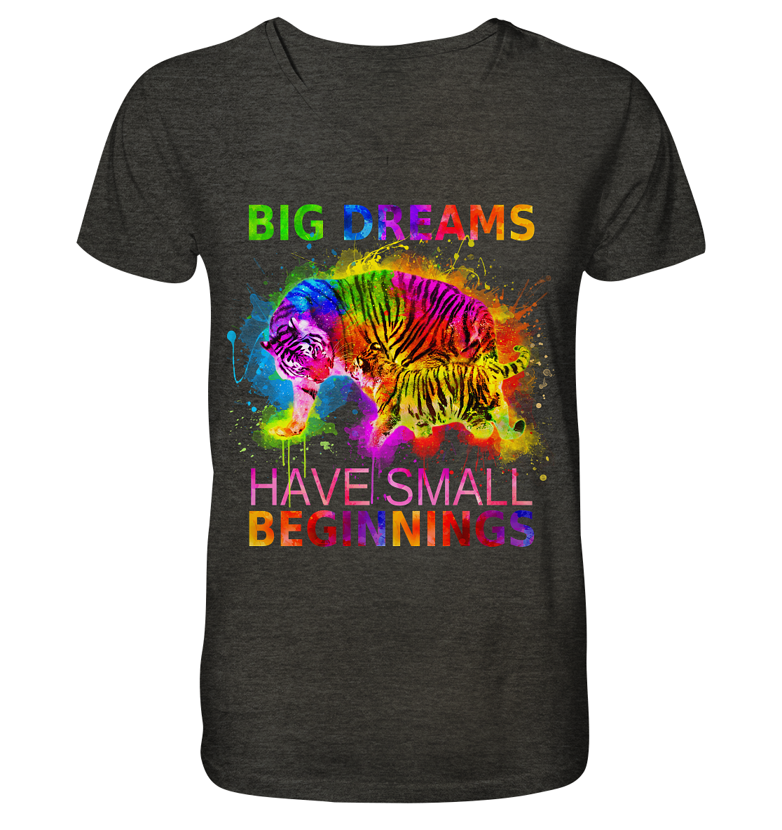 Big Dreams - Mens Organic V-Neck Shirt