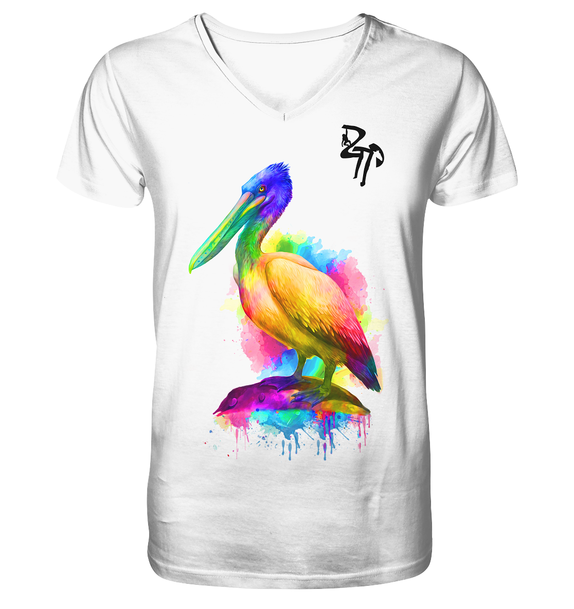 Pelikan - Mens Organic V-Neck Shirt