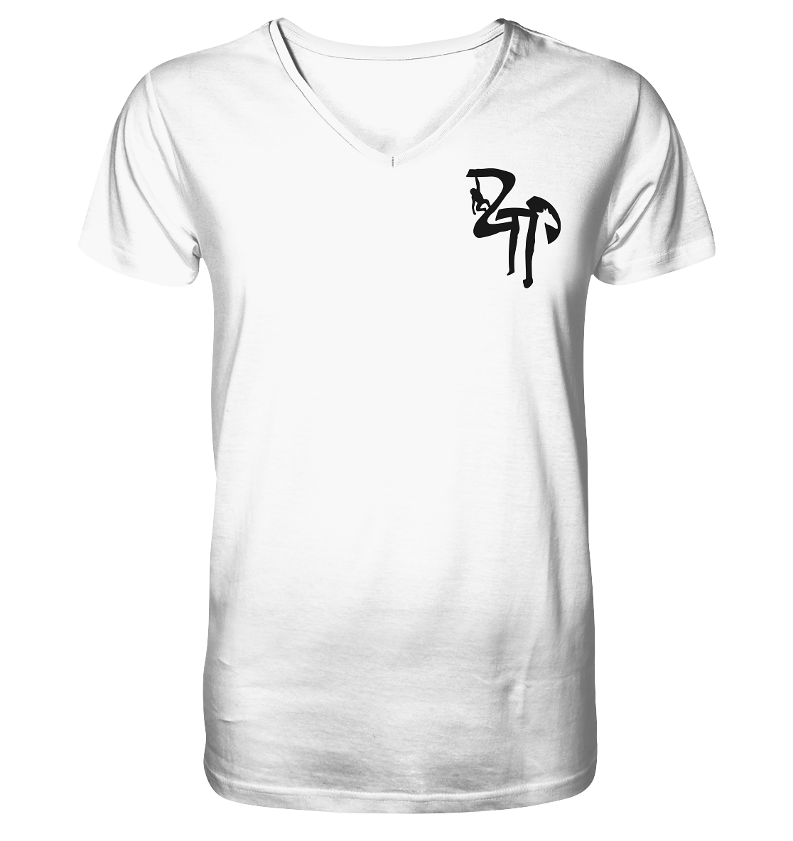 ZTP + "Mach dein Bett" - Mens Organic V-Neck Shirt