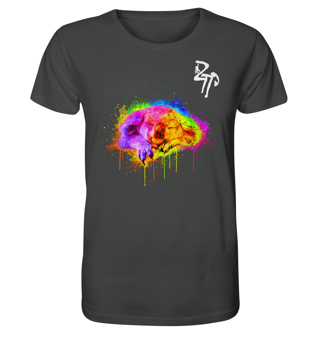 Koala schlafend dark - Organic Shirt