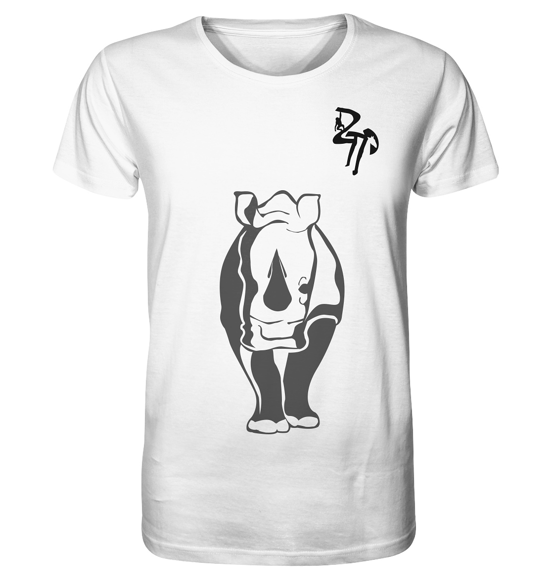 B & W Nashorn - Organic Shirt