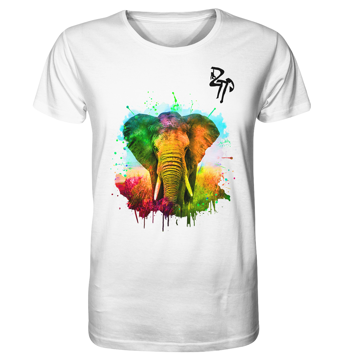 Afrikanischer Elefant - Organic Shirt