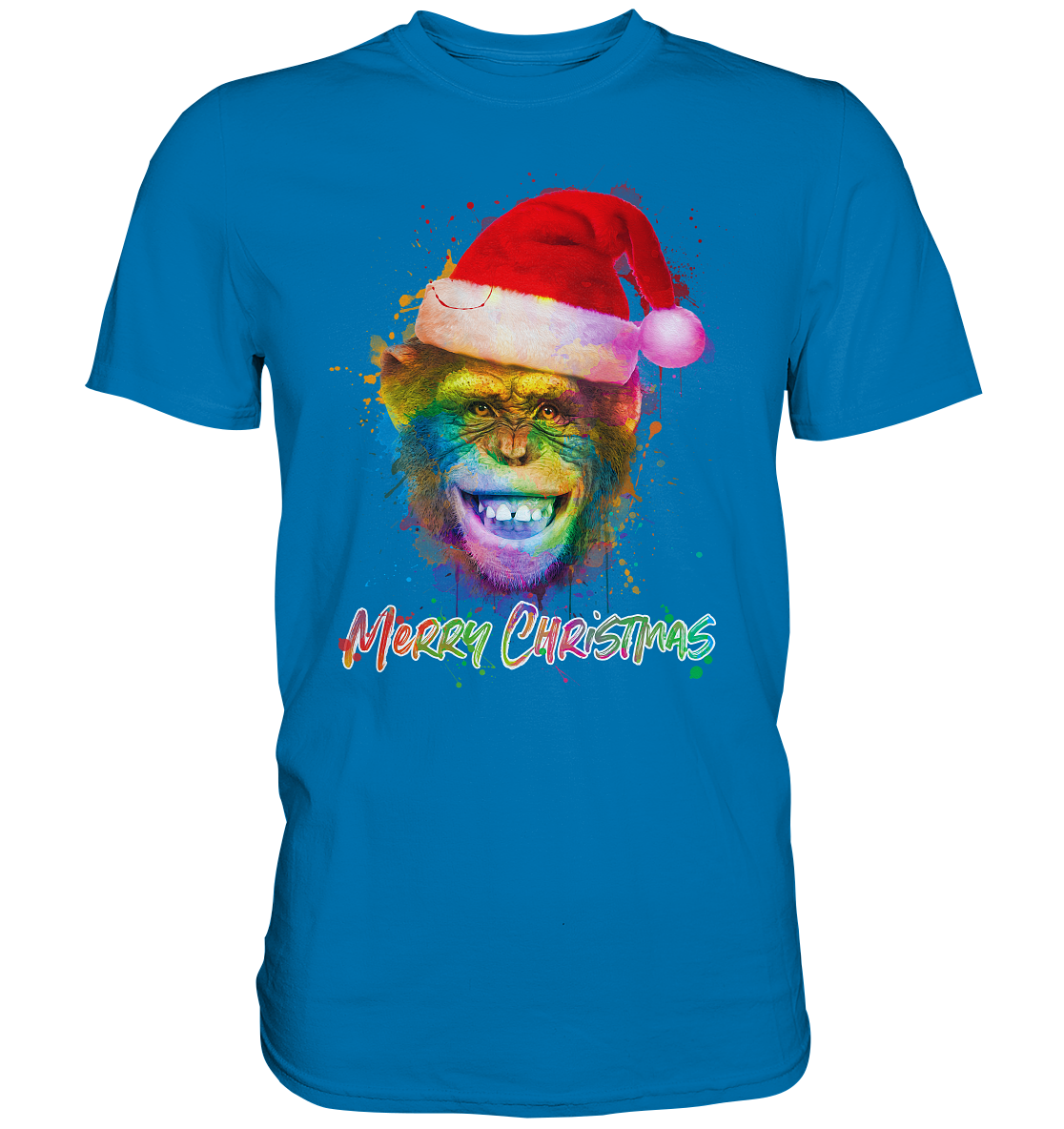 Christmas Chimpanzee - Premium Shirt