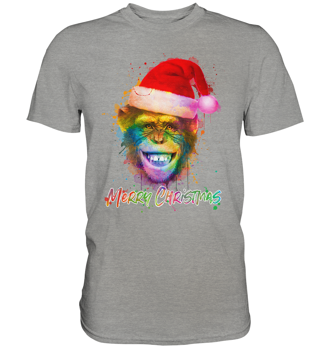 Christmas Chimpanzee - Premium Shirt