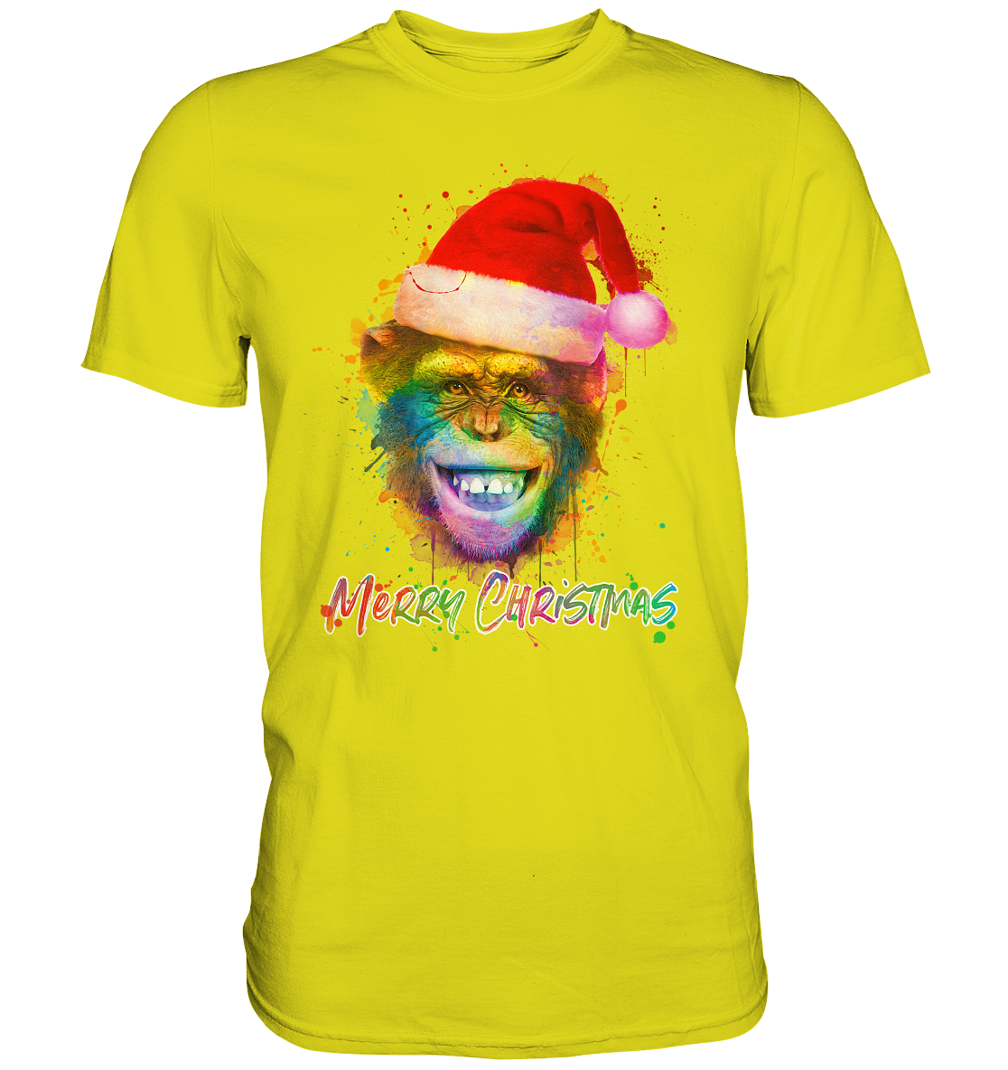 Christmas Chimpanzee - Premium Shirt