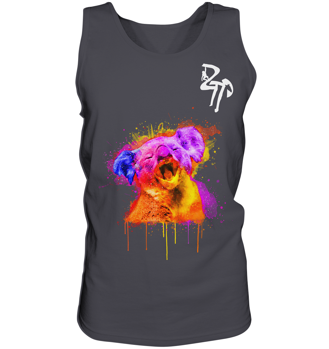 Koala gähnend dark - Tank-Top