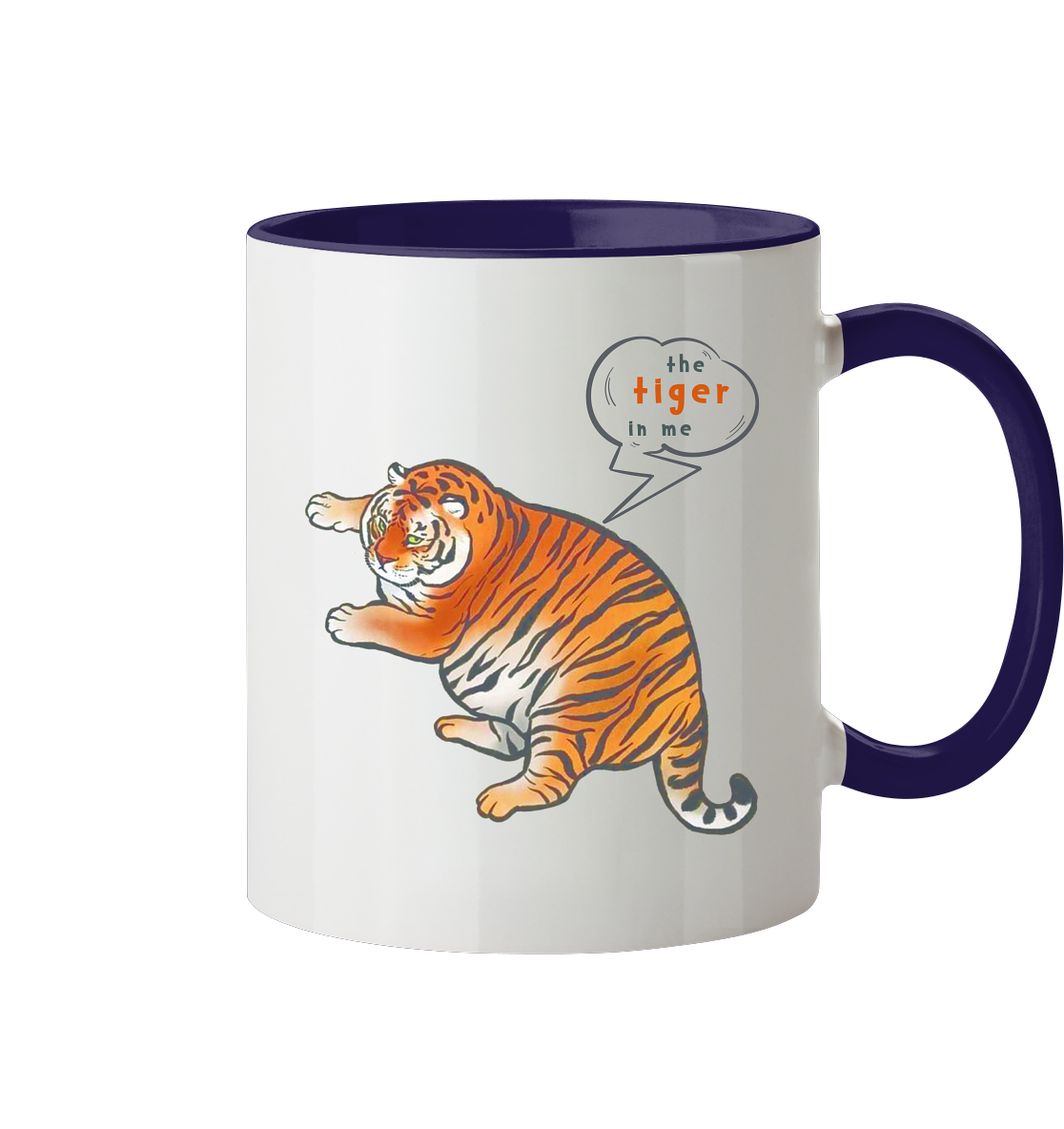 Tiger in me - Tasse zweifarbig