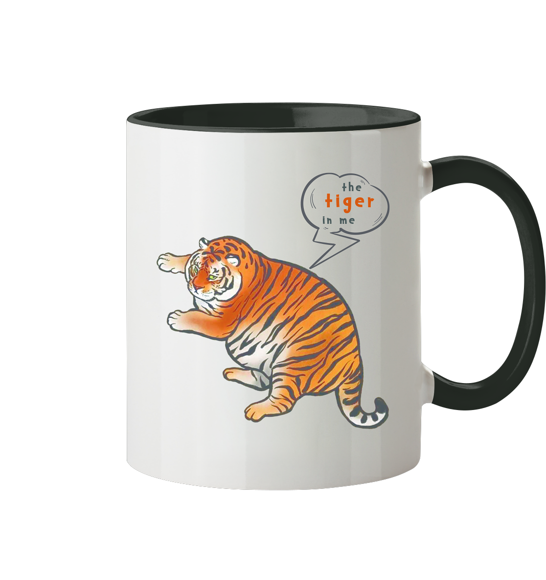 Tiger in me - Tasse zweifarbig