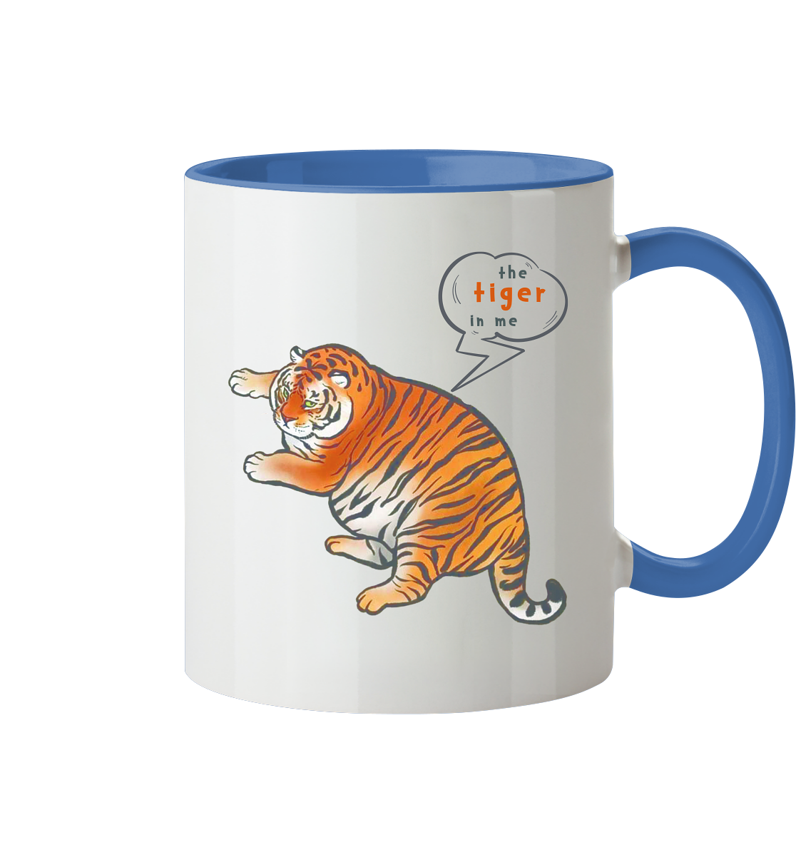 Tiger in me - Tasse zweifarbig
