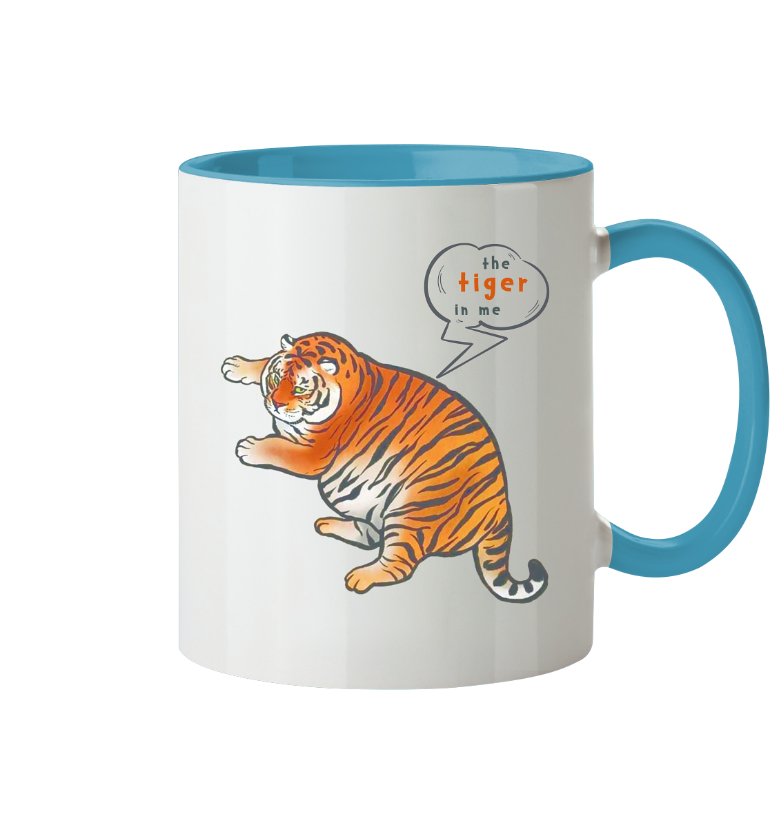 Tiger in me - Tasse zweifarbig