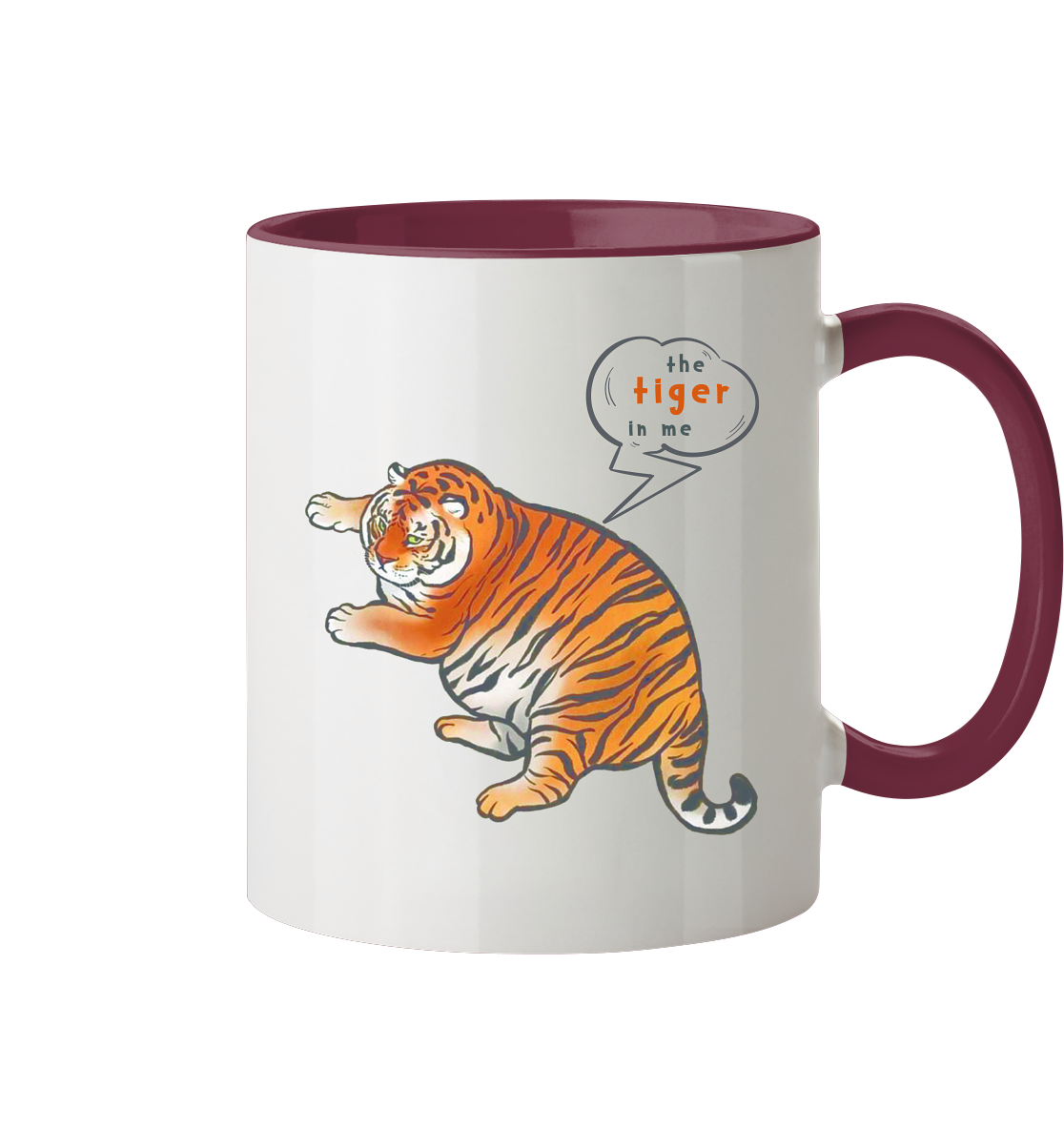 Tiger in me - Tasse zweifarbig