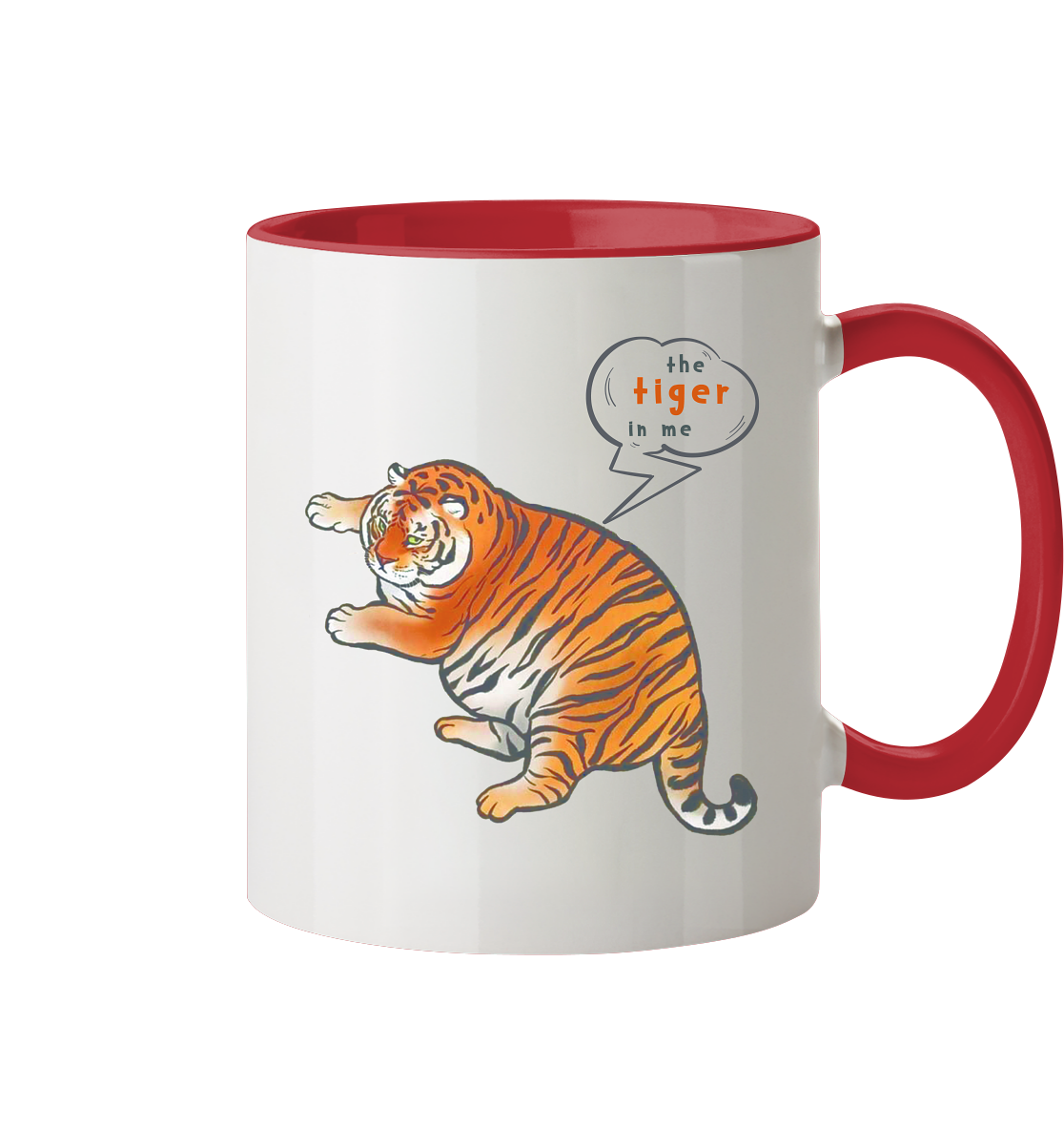 Tiger in me - Tasse zweifarbig