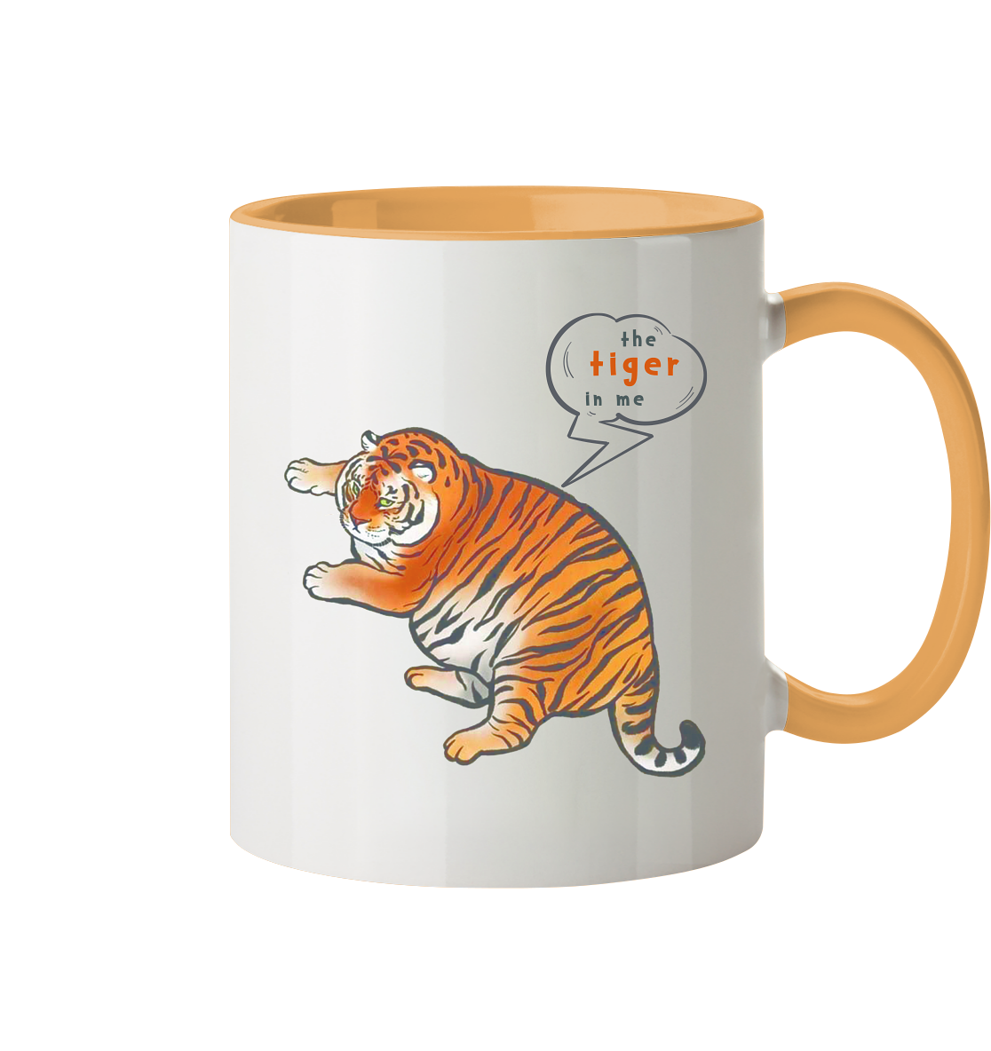 Tiger in me - Tasse zweifarbig