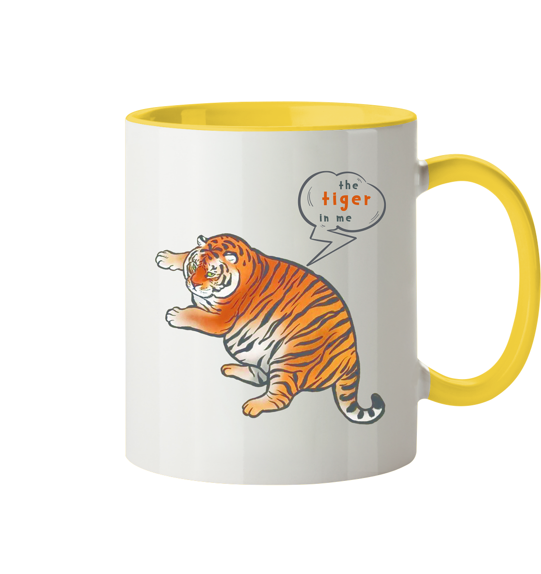 Tiger in me - Tasse zweifarbig
