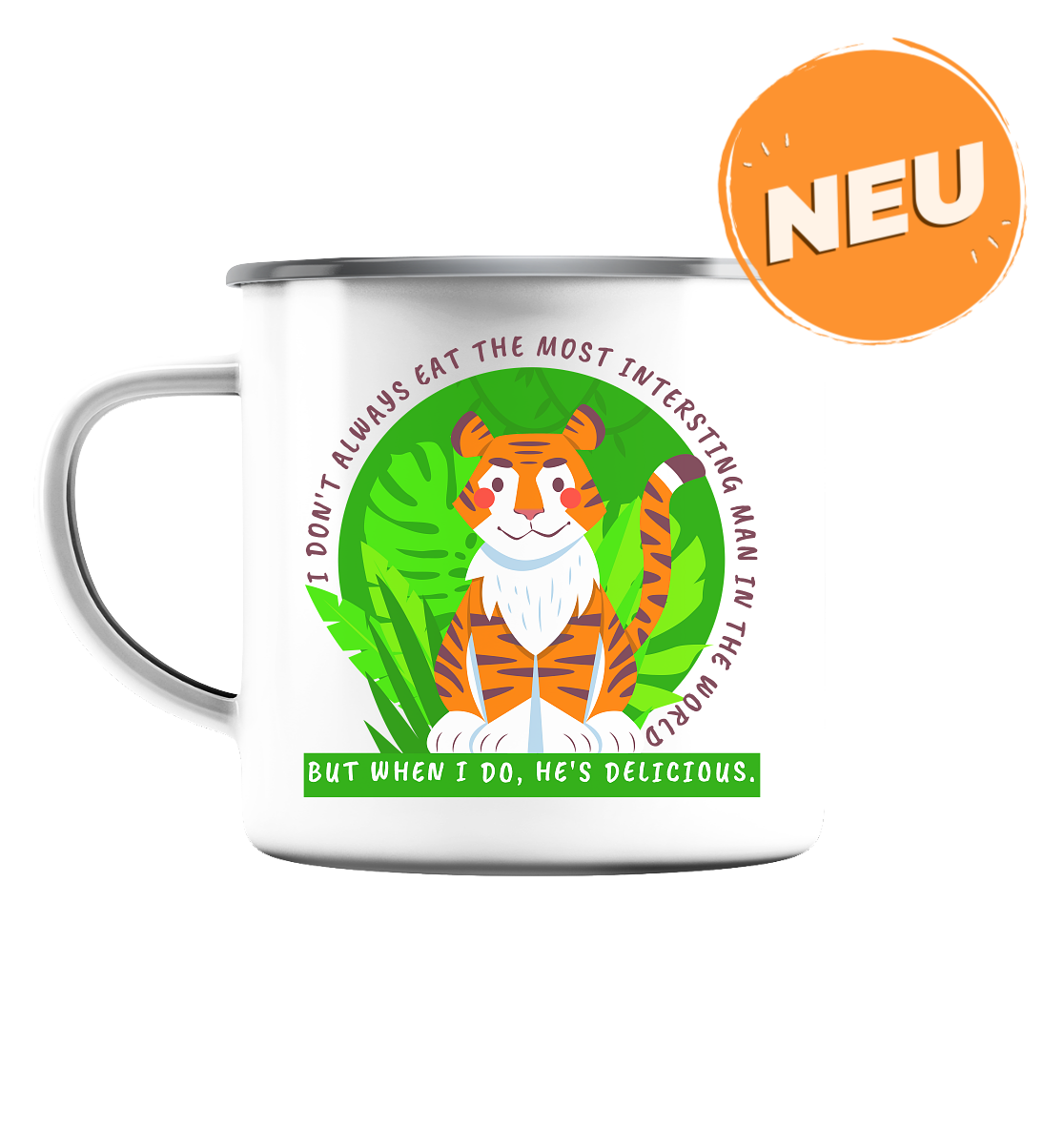 Delicious - Emaille Tasse