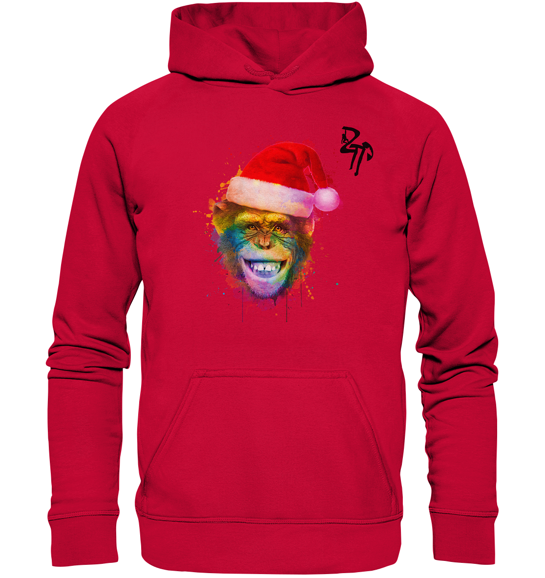 ZTP Christmas Chimpanzee - Basic Unisex Hoodie