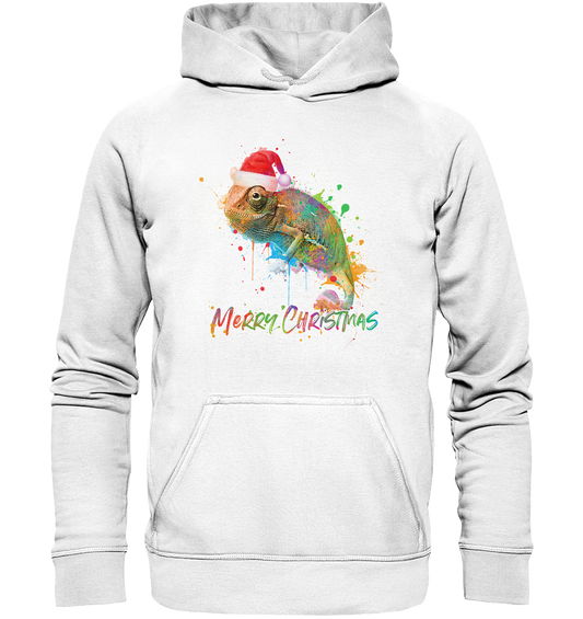 Christmas Chameleon - Basic Unisex Hoodie