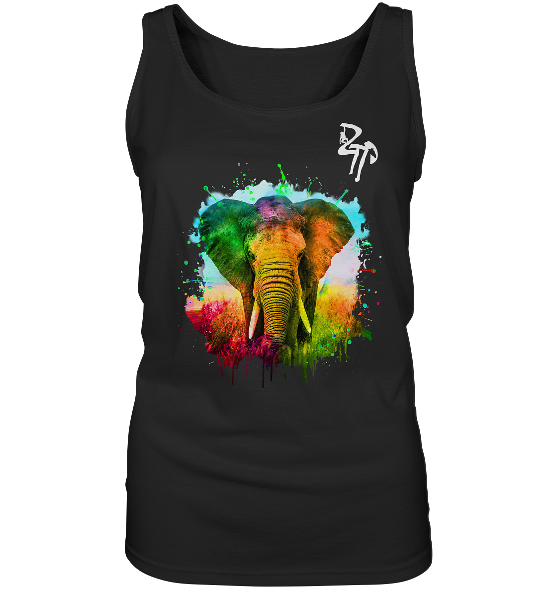 Elefant dark - Ladies Tank-Top
