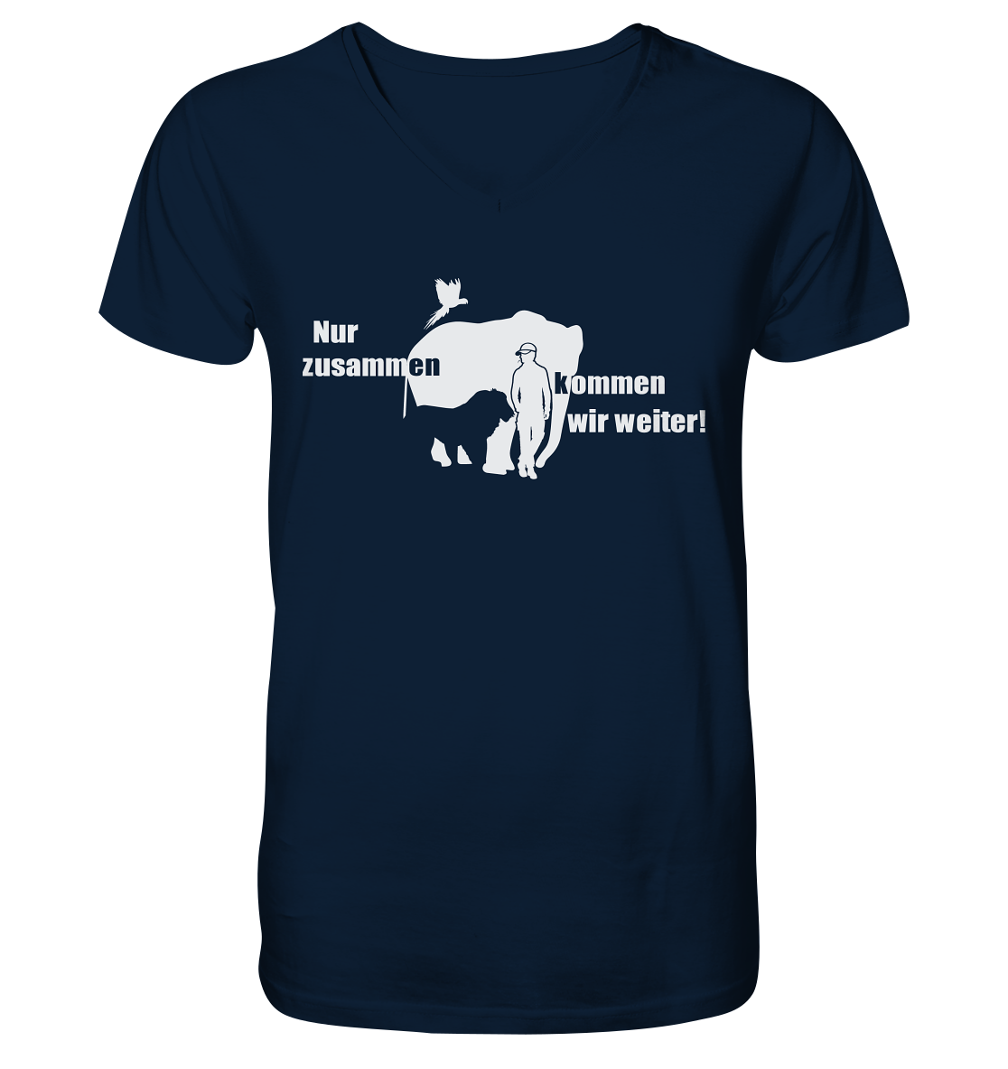 Together - Mens Organic V-Neck Shirt