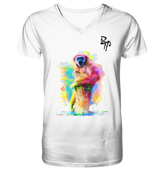 Gibbon - Mens Organic V-Neck Shirt