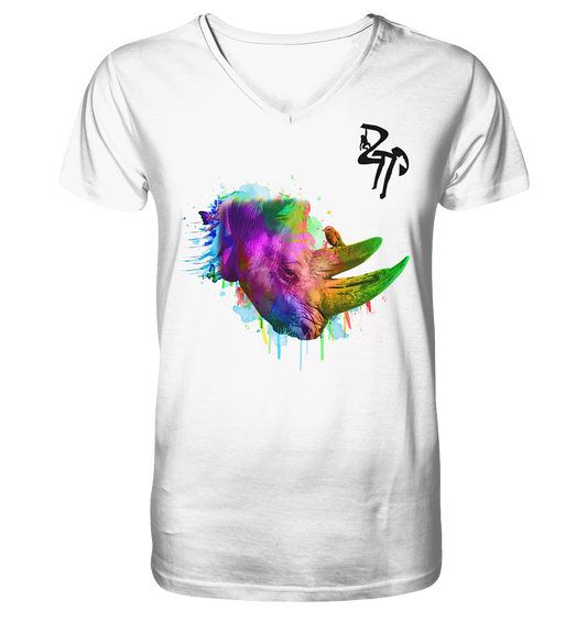Nashorn - Mens Organic V-Neck Shirt