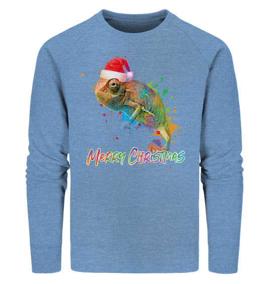 Christmas Chameleon - Organic Sweatshirt