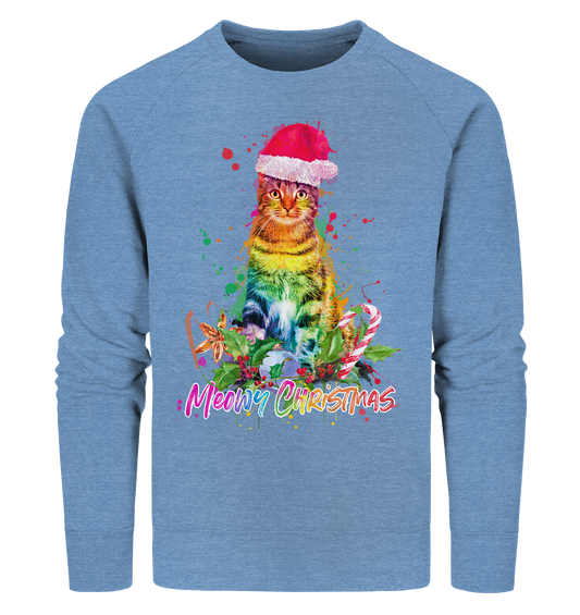 Christmas Cat - Organic Sweatshirt